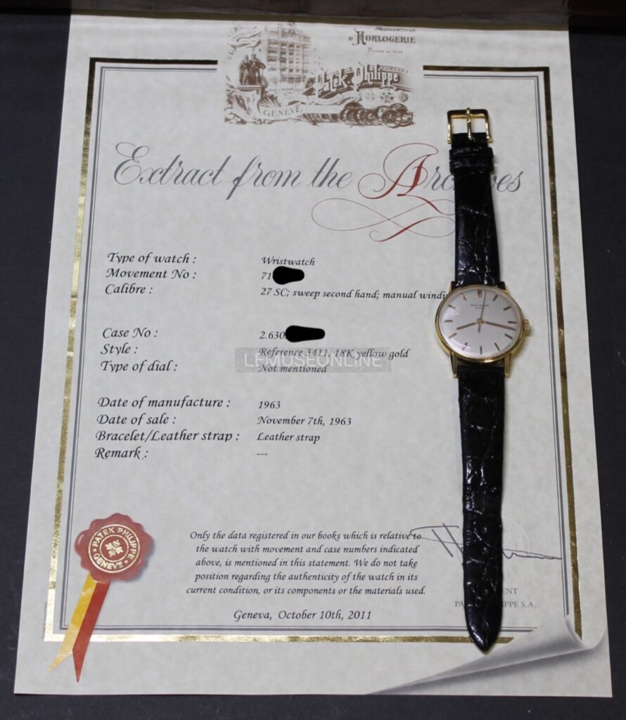 Patek Philippe Calatrava ref. 3411