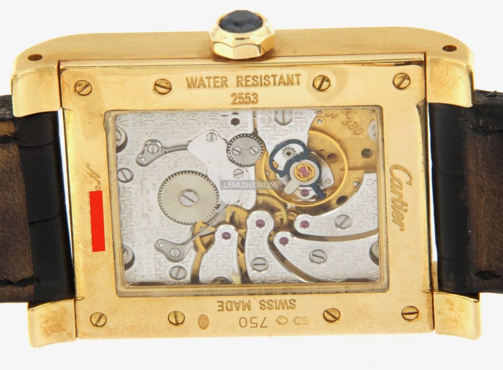 Cartier Tank a Vis Collection Privée