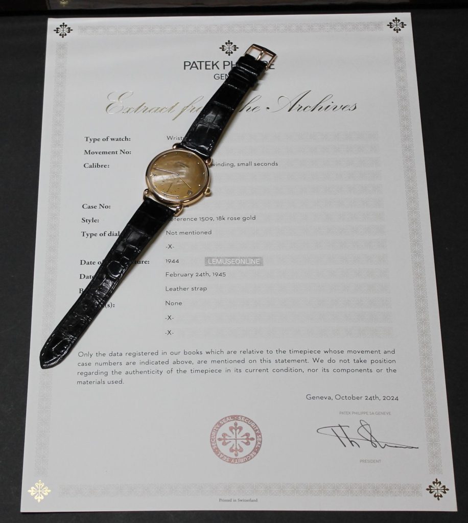 Patek Philippe ref. 1509 Pink