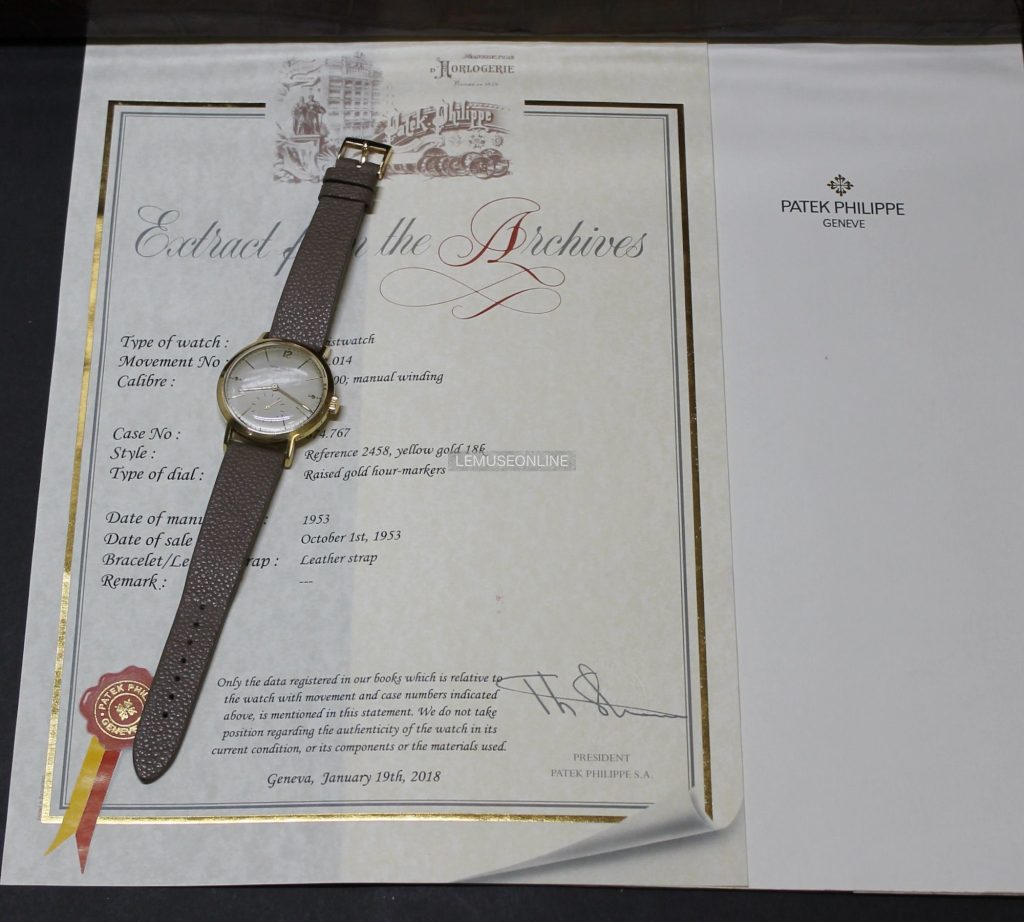 Patek Philippe Oversize ref. 2458