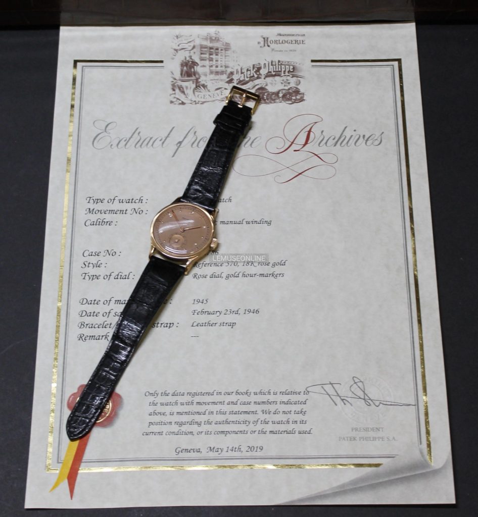 Patek Philippe ref. 570 Pink on Pink