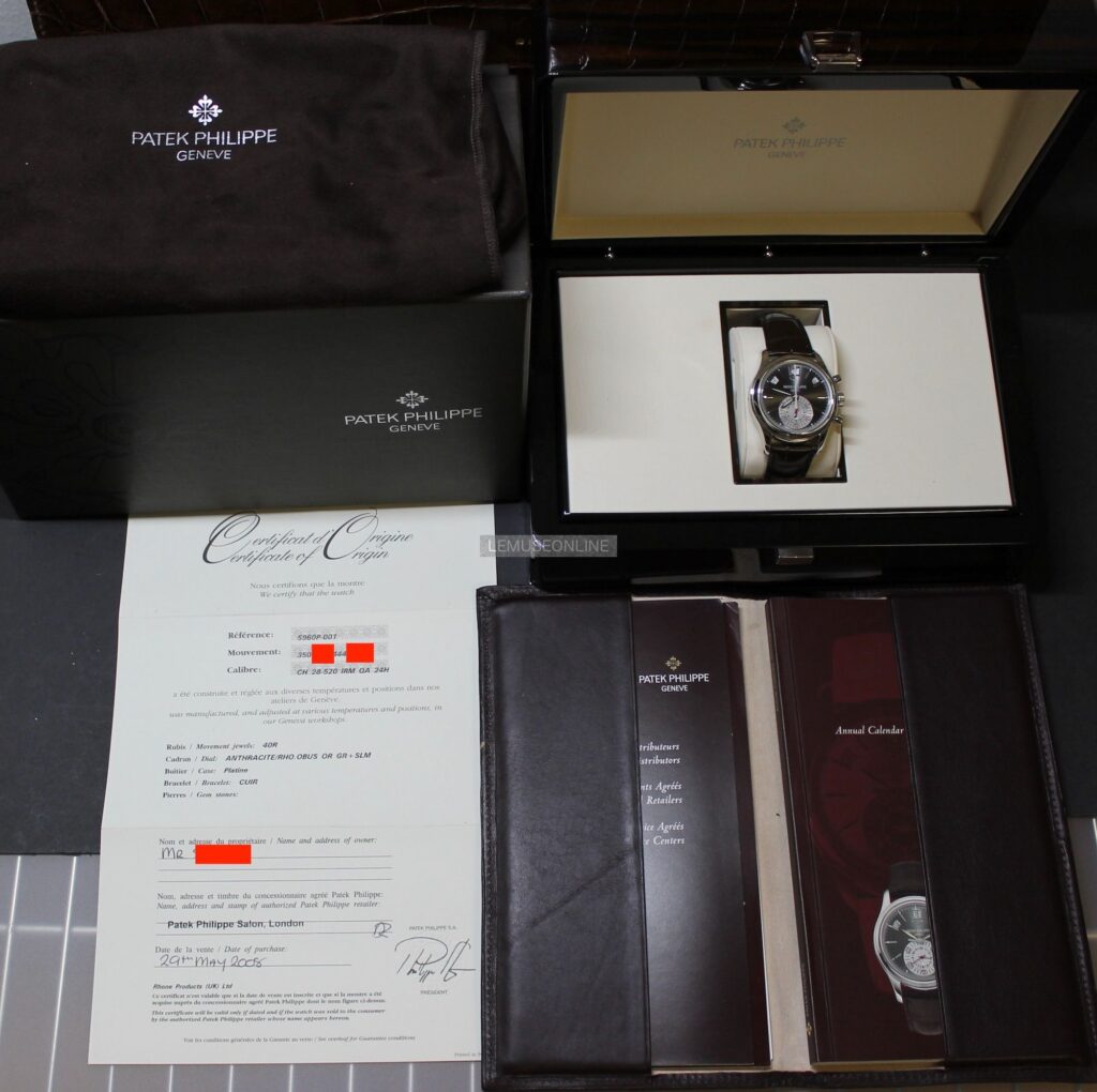 Patek Philippe Cronografo Calendario Annuale