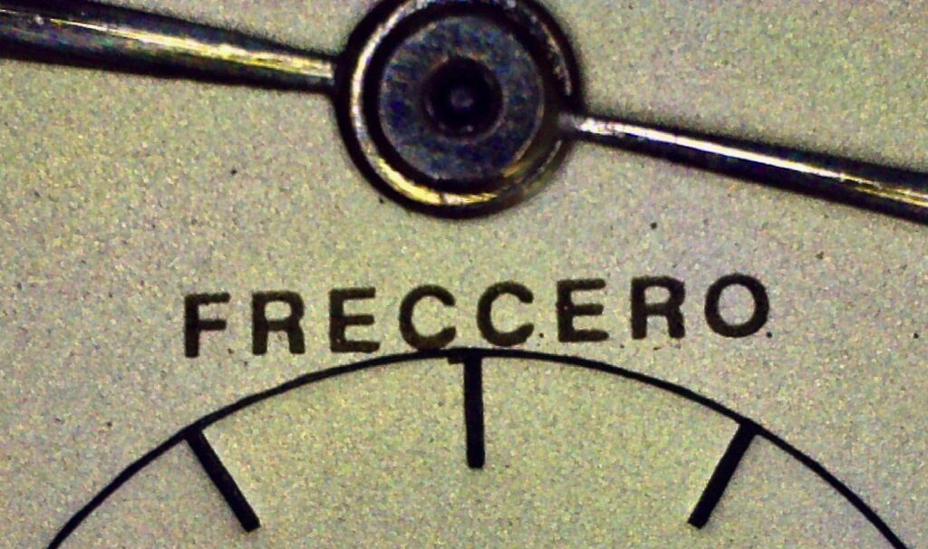 Dettaglio scritta Freccero