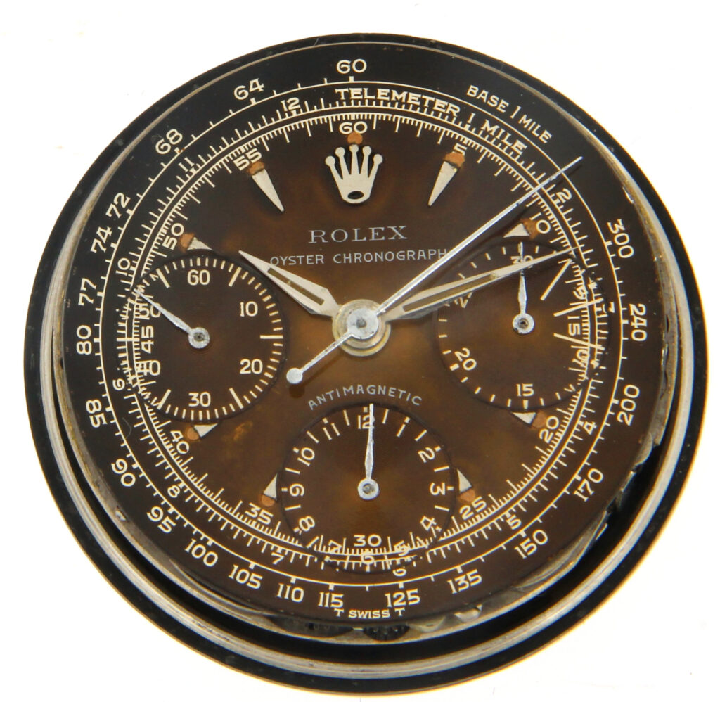 Quadrante nero Rolex Cronografo ref. 6234