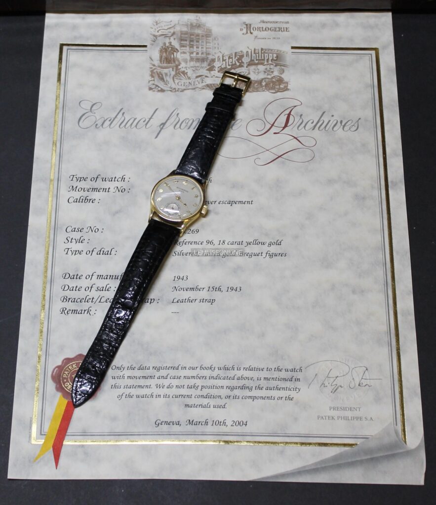 Patek Philippe ref. 96 'Breguet Numerals'