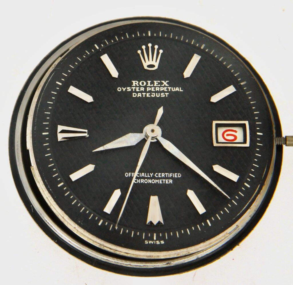 Rolex Datejust ref. 6305/1 del 1953 con quadrante nero Honeycomb (no lumen)