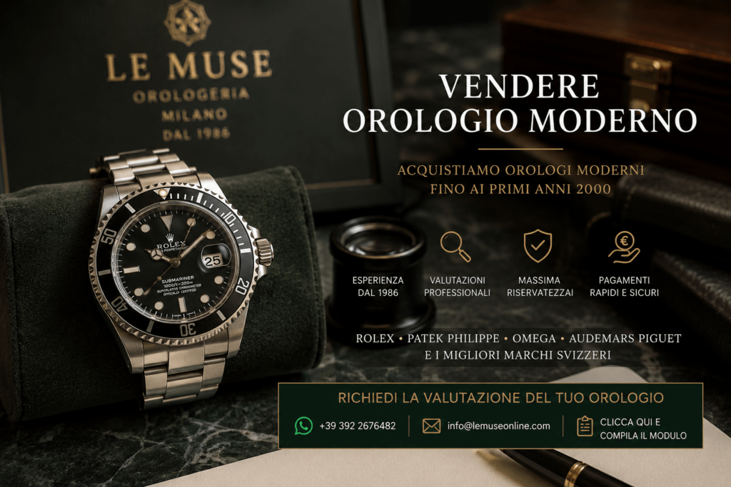 Vendere un orologio moderno a Milano